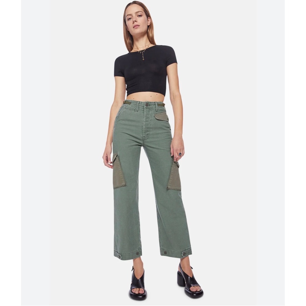 Mother G.i. Jane Greaser Nerdy Pant In On The Double - Picture 2 of 16